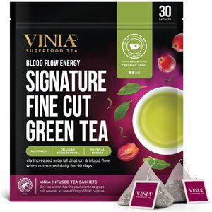 Premium Matcha + Green Tea Bags, Made with Organic Tea, Infused, 30 Ct